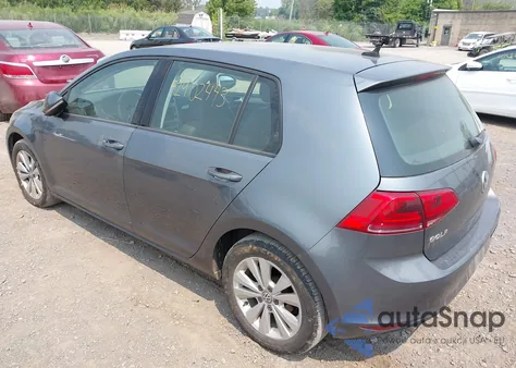 2015 Volkswagen Golf Tdi S 4-Door z USA, uszkodzony, nr VIN 3VW2A7AU4FM021310